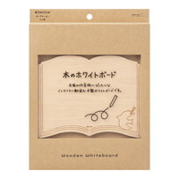 #ミドリ(国内販売のみ) ホワイトボード 木のホワイトボード M 本柄 35437