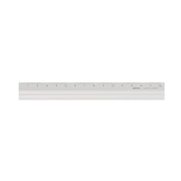 【ミドリ】(国内販売のみ)アルミ定規 シルバー  42255
