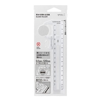 【ミドリ】(国内販売のみ)CL厚み測れる定規 透明  42260