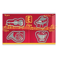 【ミドリ】(国内販売のみ)エッチングクリップス 楽器柄  43370