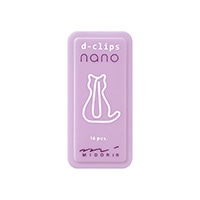 【ミドリ】(国内販売のみ) クリップ ディークリップス ナノ  ネコ柄  43377