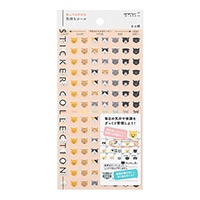 【ミドリ】(国内販売のみ) シール 気持ち  ネコ柄 82541