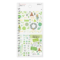 【ミドリ】(国内販売のみ)  シール カラー  緑 82561