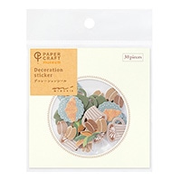 【ミドリ】(国内販売のみ)  シール2575PCMデコレーションカフェ   82575