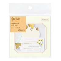 【ミドリ】(国内販売のみ)  シール2578 PCM メッセージタグ柄   82578