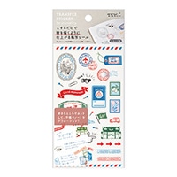 【ミドリ】(国内販売のみ)  シール2587 転写 スタンプ柄   82587