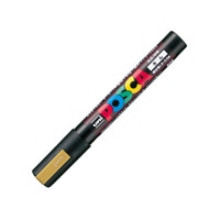 #三菱鉛筆（国内販売のみ）水性ペン ポスカ 中字 金  PC5M-25