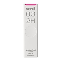 【三菱鉛筆】(国内販売のみ) 替芯 シャープ替芯 ユニ 0.3mm 2H ULS03252H