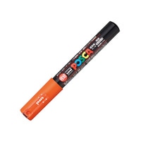 #三菱鉛筆（国内販売のみ）水性ペン ポスカ 極細 橙  PC1M-4