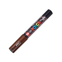 ※数量限定大特価50%割引_#三菱鉛筆（国内販売のみ） 水性ペン ポスカ 極細 茶  PC1M-21
