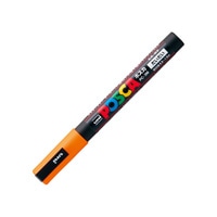 #三菱鉛筆（国内販売のみ）水性ペン ポスカ 細字 橙  PC3M-4