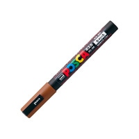 #三菱鉛筆（国内販売のみ）水性ペン ポスカ 細字 茶  PC3M-21
