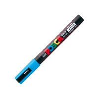 #三菱鉛筆（国内販売のみ）水性ペン ポスカ 細字 水色  PC3M-8