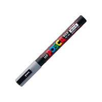 #三菱鉛筆（国内販売のみ）水性ペン ポスカ 細字 灰色  PC3M-37