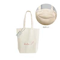 #山櫻 トートバッグ ｵｰｶﾞﾆｯｸｺｯﾄﾝﾄｰﾄﾊﾞｯｸﾞ   万年筆 351445