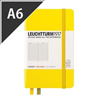 #ロイヒトトゥルム（納期がかかります） ノートA6 方眼 レモン  344795