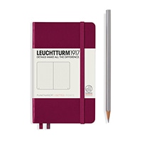 #ロイヒトトゥルム（納期がかかります）  ノート ポケット（Ａ６） ポートレッド ドット  A6  ポートレッド 359703