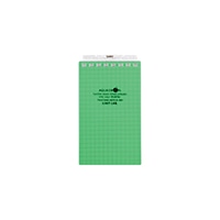 【リヒトラブ】ツイストノート AQUA DROPs６黄緑 メモサイズ ８穴  N1661-6