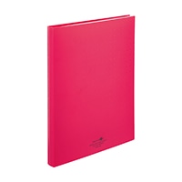 #リヒトラブ  クリアブック AQUA DROPs クリヤーブック<ポケット交換タイプ> A4・S型 30穴 赤 N5016-3