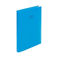 【リヒトラブ】 バインダー AQUA DROPs コンパクトバインダー B5・S型 26穴 青 N5024-8