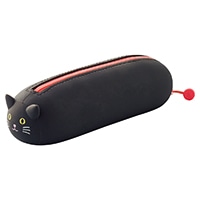 #リヒトラブ  ペンケース SMART FIT PuniLabo 寝ころびペンポーチ  3クロネコ A7781-3