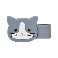 【リヒトラブ】マグネットクリップ プ二ラボ ４ハチワレネコ  A7721-4