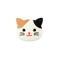 【リヒトラブ】ケーブルホルダー　三毛猫  A7727-7