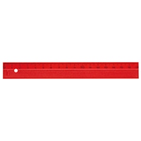 #レイメイ藤井（国内販売のみ） ルーラー KUMルーラーレッド 17㎝ レッド KM171R