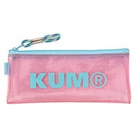 #レイメイ藤井（国内販売のみ） ペンケース KUM クリアペンケース ライトピンク フラットタイプ ライトピンク KM178PQ