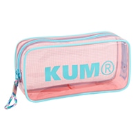 #レイメイ藤井（国内販売のみ） ペンケース KUM クリアペンポーチ ライトピンク ボックスタイプ ライトピンク KM175PQ