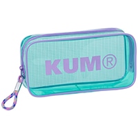 #レイメイ藤井（国内販売のみ） ペンケース KUM クリアペンポーチ グリーン ボックスタイプ グリーン KM175M