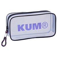 #レイメイ藤井（国内販売のみ） ペンケース KUM クリアペンポーチ パステルホワイト ボックスタイプ パステルホワイト KM175PW