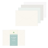 #エムプラン 封筒セット カラーアソート 洋形2号定型サイズ ホワイト 101702-51