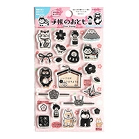 #ワールドクラフト クリアスタンプ 和かざり  日本伝統モチーフ CS-005