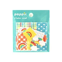 #ワールドクラフト シール ＰＯＰＰｉＥフレークシール  Rainbow POP-FS-003