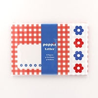 #ワールドクラフト レターセット ＰＯＰＰｉＥレターセット  Flower POP-LE-001