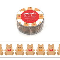 #ワールドクラフト クリアテープ ＰＯＰＰｉＥクリアテープ  Bear POP-CT15-003