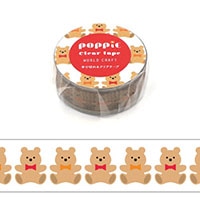 #ワールドクラフト クリアテープ ＰＯＰＰｉＥクリアテープ  Bear POP-CT15-003