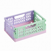 #イワコーグローバル 机上用品 APLI折りコンテナ  パステル 20240
