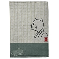 #KOMAMONO ブックカバー ほのぼの和柄読書雑貨 ブックカバー 文庫サイズ 文豪猫B HW645650