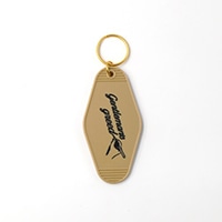 ※数量限定大特価50%割引_#Greeful キーホルダー Greeful モーテルキーホルダー   ベージュ×ブラック GR647555