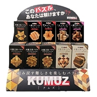 #KOMAMONO パズル 木製立体パズル KUMUZセット   KO001