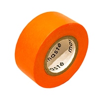 【マークス】マスキングテープ ベーシック 無地 オレンジ  MSTMKT01-OR
